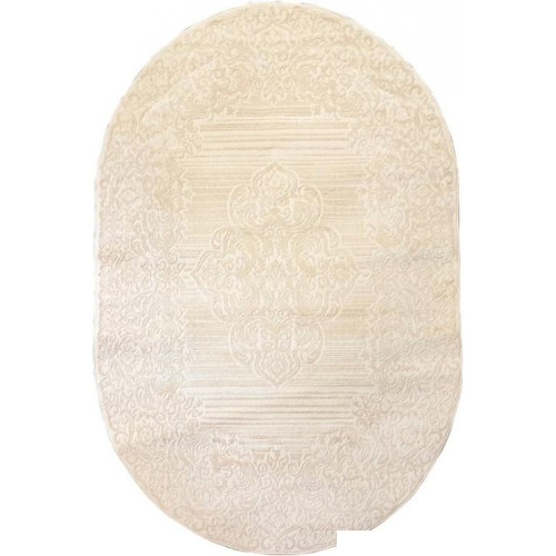 Ковер для жилой комнаты Felis Carpet Palmera 0337A-KREM-OVAL (1.4х2)