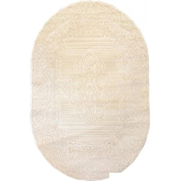 Ковер для жилой комнаты Felis Carpet Palmera 0337A-KREM-OVAL (1.6x2.3)