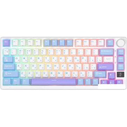 Клавиатура Royal Kludge RK-M75 RGB (Taro Milk, RK Silver)