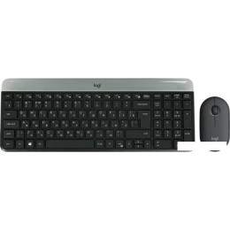 Офисный набор Logitech MK470 Slim Wireless Combo 920-009204 (графитовый)