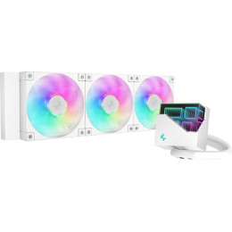 Жидкостное охлаждение для процессора DeepCool LT360 WH ARGB R-LT360-WHAMNC-G-1