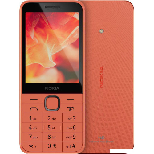 Кнопочный телефон Nokia 215 4G (2024) Dual SIM TA-1613 (персиковый)