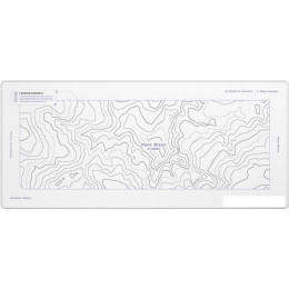 Коврик для стола NuPhy Deskmat Mont Blanc (белый)