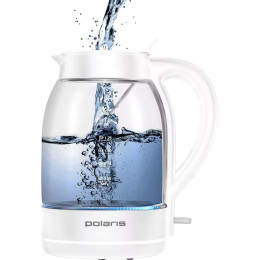 Электрический чайник Polaris PWK 1797CGL Water Way Pro (белый)