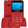 Кнопочный телефон Maxvi B231ds (красный)