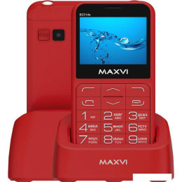 Кнопочный телефон Maxvi B231ds (красный)