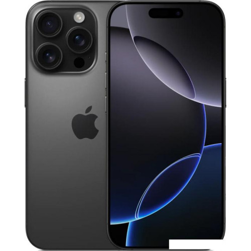 Смартфон Apple iPhone 16 Pro 256GB (черный титан)