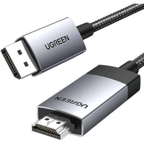 Кабель Ugreen DP119 15574 DisplayPort - HDMI (2 м, черный)