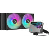 Жидкостное охлаждение для процессора DeepCool LT240 BK ARGB R-LT240-BKAMNC-G-1
