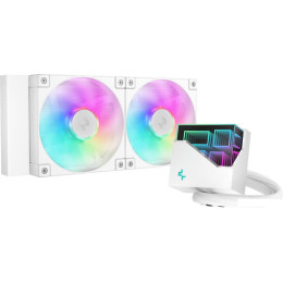 Жидкостное охлаждение для процессора DeepCool LT240 WH ARGB R-LT240-WHAMNC-G-1