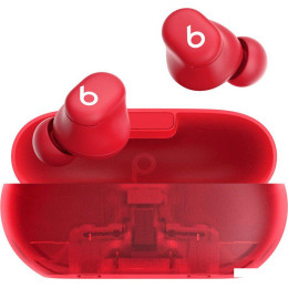 Наушники Beats Solo Buds (прозрачный красный)