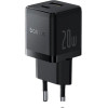Сетевое зарядное Baseus Palm Fast Charger C+U 20W EU P10111608113-00 (черный)