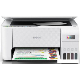 МФУ Epson EcoTank L3251 белый (ресурс стартовых контейнеров 7500/4500, контейнер 004)