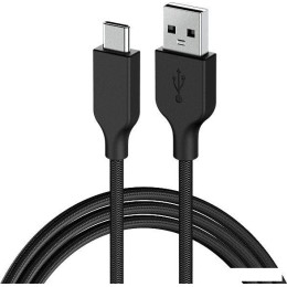 Кабель Genius ACC-A2CC-3A USB Type-A - USB Type-C (1.5 м, черный)