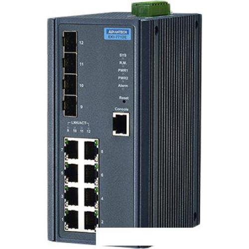 Управляемый коммутатор 2-го уровня Advantech EKI-7712E-4F-AE