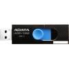 USB Flash ADATA UV320 128GB (черный/голубой)