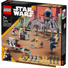 Конструктор LEGO Star Wars 75372 Боевой набор Клон-солдат и боевой дроид