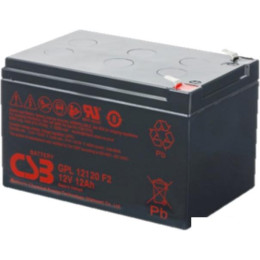 Аккумулятор для ИБП CSB GPL12120 F2 (12В/12 А·ч)