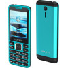 Кнопочный телефон Maxvi X10i (аква)