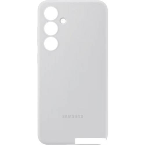 Чехол для телефона Samsung Silicone Case Galaxy S24 FE (серый)