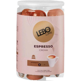 Кофе в капсулах LEBO Coffee Espresso Crema 220 г