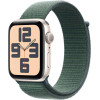 Умные часы Apple Watch SE 2 44 мм (алюминиевый корпус, звездный свет/зеленый, нейлоновый ремешок)