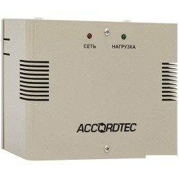Источник бесперебойного питания AccordTec ББП-20 Lite (металл серый)