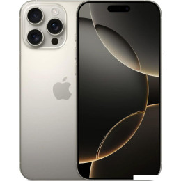 Смартфон Apple iPhone 16 Pro Max Dual eSim 256GB (природный титан)