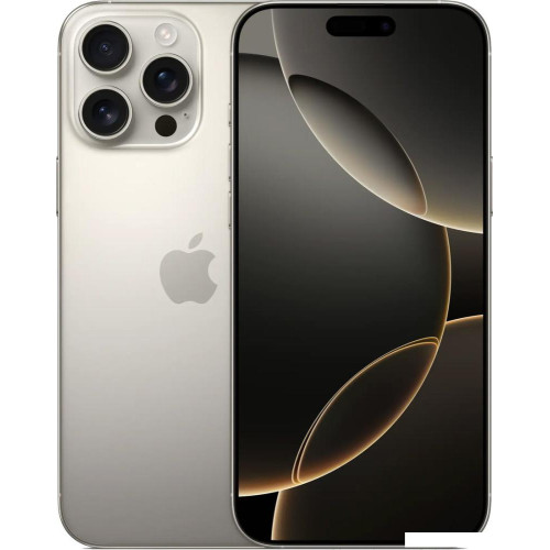 Смартфон Apple iPhone 16 Pro Max Dual eSim 256GB (природный титан)