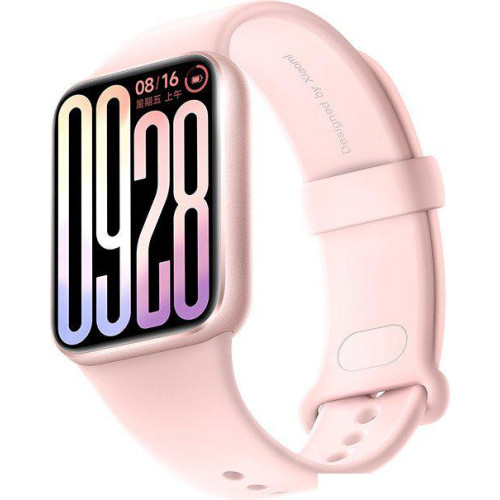 Фитнес-браслет Xiaomi Smart Band 9 Pro M2401B1 (розовый, с розовым силиконовым ремешком, международная версия)