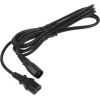 Кабель Hyperline PWC-IEC13-IEC14-3.0-BK