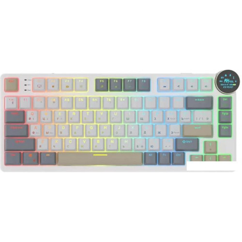 Клавиатура Royal Kludge N80 Pearly Dawn (RK Red)