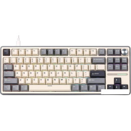 Клавиатура Royal Kludge R87 Pro RGB Half Grey (RK Creamy)