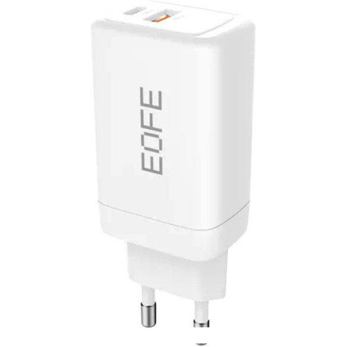 Сетевое зарядное EOFE E601 65W (белый)