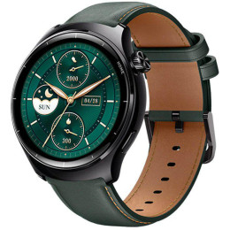 Умные часы Mibro Lite 3 Pro (с зеленым кожаным ремешком)
