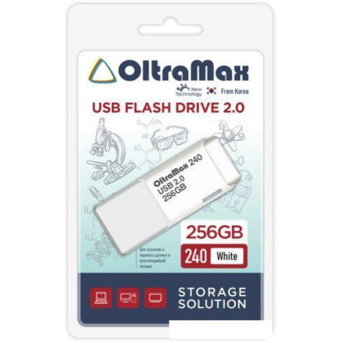 USB Flash OltraMax 240 256GB (белый)