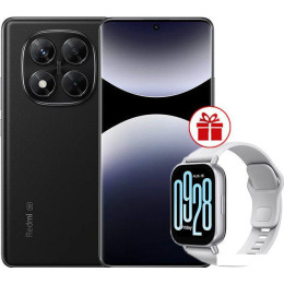 Смартфон Xiaomi Redmi Note 14 Pro 5G 12GB/256GB международная версия (черный) + умные часы Xiaomi Redmi Watch 5 Active (серебристый) по акции