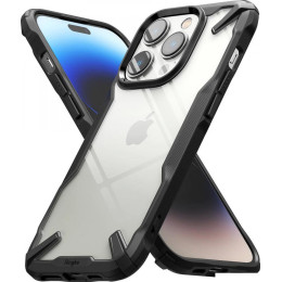Чехол для телефона Ringke Fusion-X iPhone 14 Pro Max (черный)