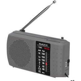 Радиоприемник Maxvi PR-03 (серый)