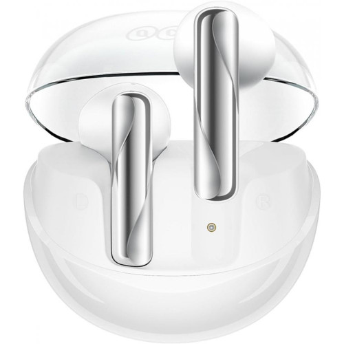 Наушники QCY AilyBuds Clear (белый/серебиристый)
