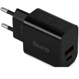 Сетевое зарядное Buro BUWD1 (черный)