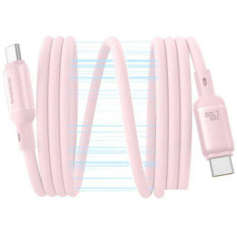Кабель Baseus PicoGo USB Type-C - USB Type-C (1 м, розовый)