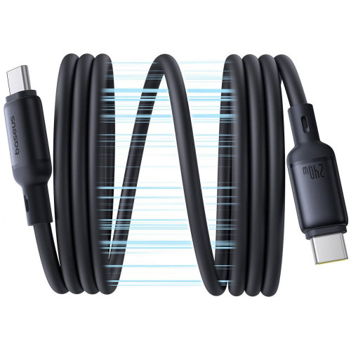 Кабель Baseus PicoGo USB Type-C - USB Type-C (1 м, черный)