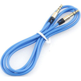 Кабель Cablexpert CCAB-01-35MM-1MU 3.5 Jack - 3.5 Jack (1 м, синий)