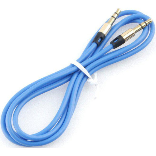Кабель Cablexpert CCAB-01-35MM-1MU 3.5 Jack - 3.5 Jack (1 м, синий)