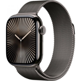 Умные часы Apple Watch Series 10 46 мм (титановый корпус, сланец/сланец, миланская петля M/L)