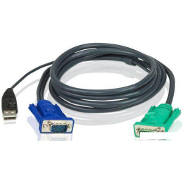 Кабель Aten 2L-5203U USB Type-A - VGA (3 м)