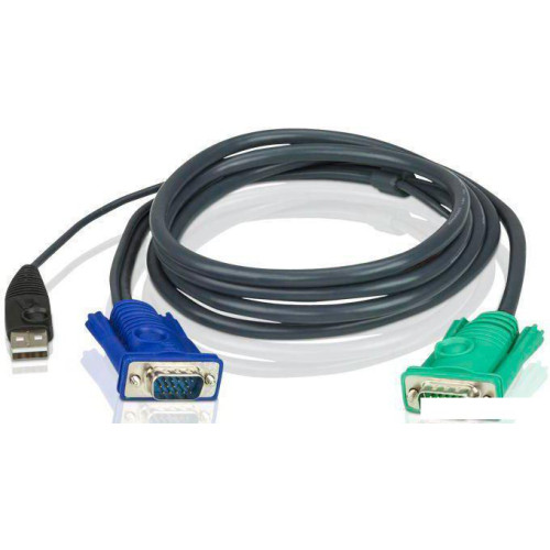 Кабель Aten 2L-5203U USB Type-A - VGA (3 м)