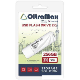 USB Flash OltraMax 310 256GB (белый)