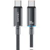 Кабель Usams US-SJ660 USB Type-C - USB Type-C (1.2 м, черный)